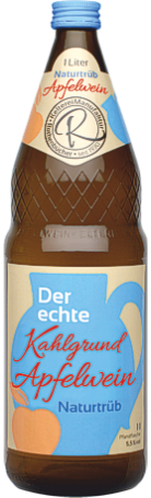 Der echte Kahlgrund Apfelwein Naturtrüb